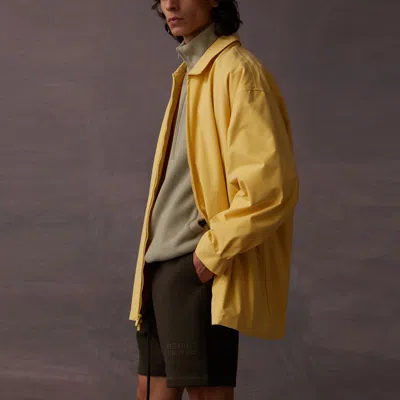 Essentials Fear Of God  Ss23 Ls Barn Jacket 'light Tuscan' In Yellow