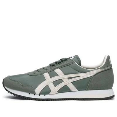 Onitsuka Tiger Dualio Marathon Running Shoes 'green Cream White' In Multi