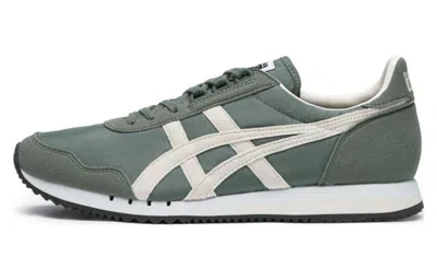 Onitsuka Tiger Dualio Marathon Running Shoes 'green Cream White' In Multi