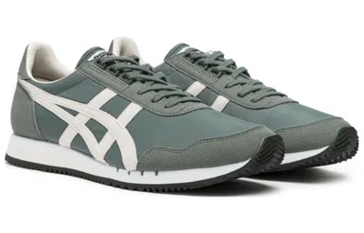 Onitsuka Tiger Dualio Marathon Running Shoes 'green Cream White' In Multi