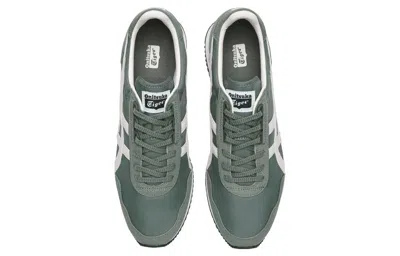 Onitsuka Tiger Dualio Marathon Running Shoes 'green Cream White' In Multi