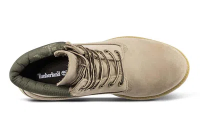 Timberland 6 Inch Premium Waterproof 'off White Nubuck' In Brown