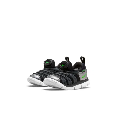 Nike (td)  Dynamo Free Low-top Running Shoes Black/green