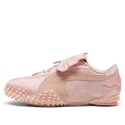 Puma 'mostro' Pink Low Top Sneakers With Embossed Logo On Side And Heel In Pink