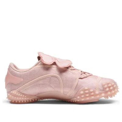 Puma 'mostro' Pink Low Top Sneakers With Embossed Logo On Side And Heel In Pink