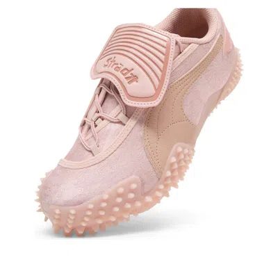 Puma 'mostro' Pink Low Top Sneakers With Embossed Logo On Side And Heel In Pink