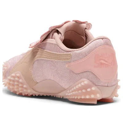 Puma 'mostro' Pink Low Top Sneakers With Embossed Logo On Side And Heel In Pink