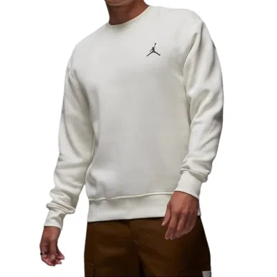 Air Jordan Flight Mvp Graphic Fleece Crew-neck Sweatshirt 'white' In Neutral