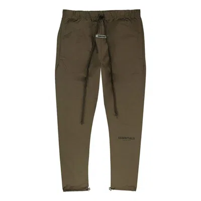 Essentials Fear Of God  Rain Drum Reflective Nylon Sweatpants 'brown'