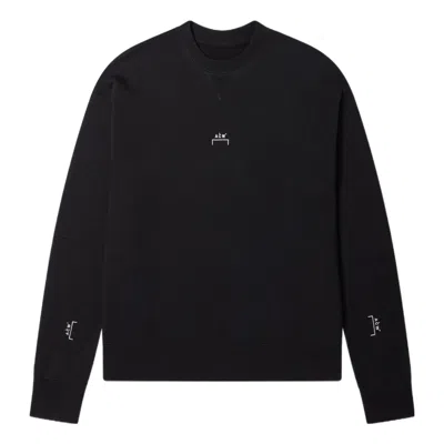 A-cold-wall* A Cold Wall Essential Cotton Jersey Sweatshirt In Black