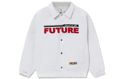 Li-ning X Back To The Future Graphic Work Jacket 'white'