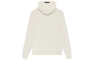 Essentials Fear Of God  Ss21 Knit Logo Hoodie 'buttercream'