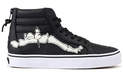 Vans Blends X Peanuts X Sk8-hi Reissue Zip 'snoopy Bones' In Black