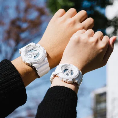 Casio Baby-g 'white' In Metallic