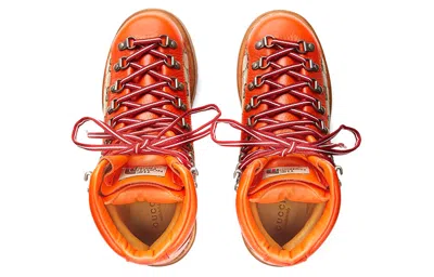 Gucci (wmns)  X The North Face Canvas Leather Boots 'orange' In Multi