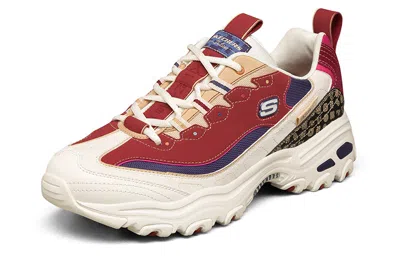 Skechers D'lites 2021 New Year White/red