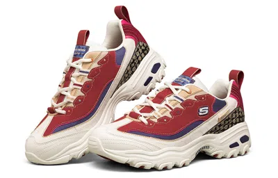 Skechers D'lites 2021 New Year White/red