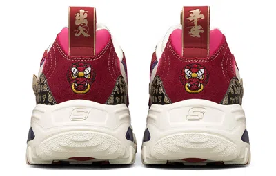 Skechers D'lites 2021 New Year White/red