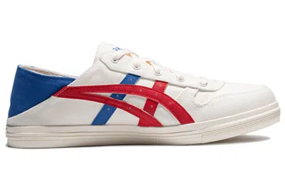 Asics Aaron Slip-on 'white Red Blue' In Multi