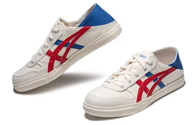 Asics Aaron Slip-on 'white Red Blue' In Multi