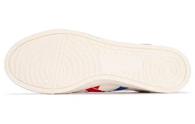 Asics Aaron Slip-on 'white Red Blue' In Multi