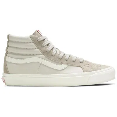 Vans Og Sk8-hi Lx Suede 'feather Grey' In White
