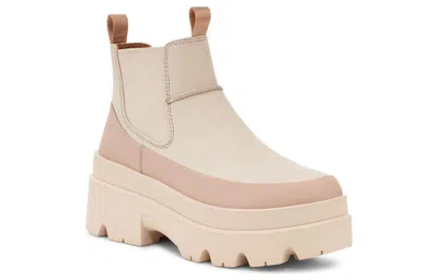 Ugg ® Brisbane Waterproof Platform Chelsea Boot In Neutral