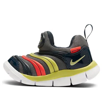Nike (td)  Dynamo Free 'iron Grey Limelight' In Black
