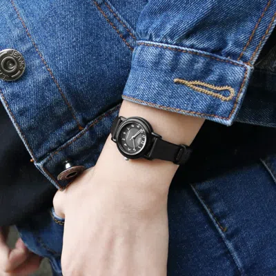 Casio Stainless Steel Strap Quartz Waterproof Black Analog