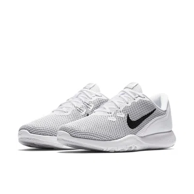 Nike (wmns)  Flex Trainer 7 Low-top White/grey In Gray