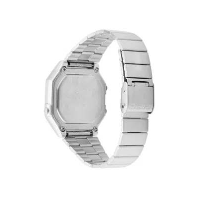 Casio Standard Vintage Classical Silver Mens White Digital