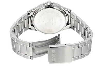 Casio Sports Quartz Waterproof Stainless Steel Strap Unisex Mens Silvergray Analog