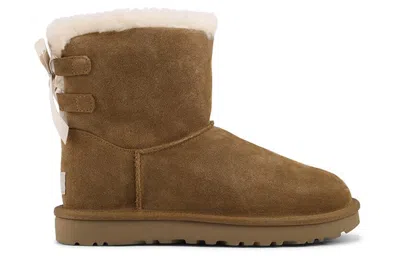 Ugg Bailey Bow Ii "chestnut" Ankle Boots