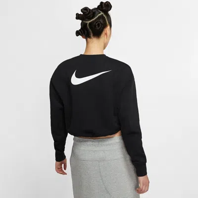 Nike (wmns)  Sportswear Swoosh French Terry Crewneck Top 'black'