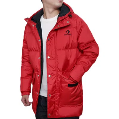 Converse Down Fill Puffer Jacket 'red'