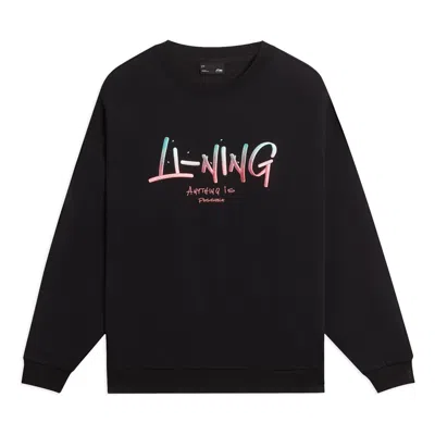 Li-ning Anything Is Possible Graphic Sweatshirt 'black'