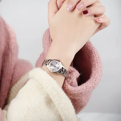 Casio Sheen Solar Powered Quartz Waterproof Sapphire Crystal In Silver