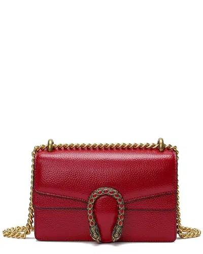 Tiffany & Fred Paris Crystal Dragon Medium Leather Crossbody