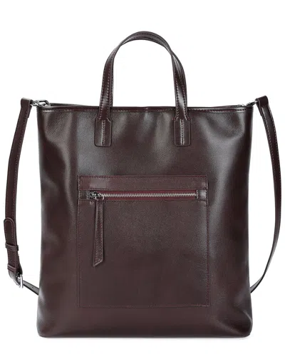 Tiffany & Fred Paris Shiny Leather Tote