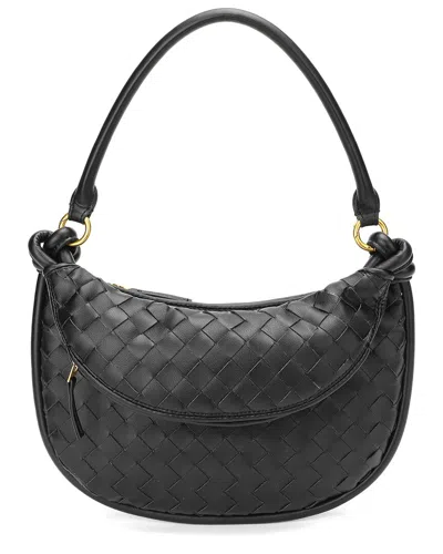 Tiffany & Fred Paris Woven Leather Shoulder Bag