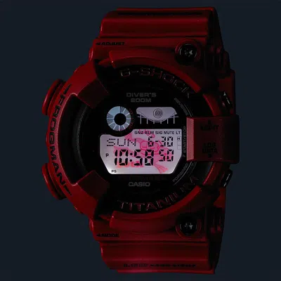 Casio G-shock Digital 'red' In Orange