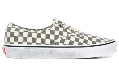 Vans Authentic 'washed Checkerboard - Asphalt' In Gray