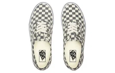 Vans Authentic 'washed Checkerboard - Asphalt' In Gray