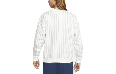 Nike Unisex Sb Skateboard Round-neck Sweatshirt White