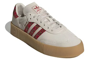 Adidas Originals (wmns) Adidas Sambarose 'clear Brown Scarlet Collegiate Green' In Neutral