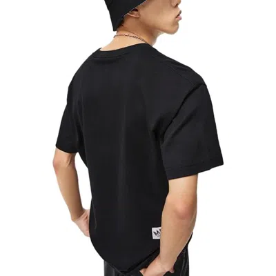 Li-ning X Anti-wu Badfive Casual Graphic Print Tee 'black Purple'