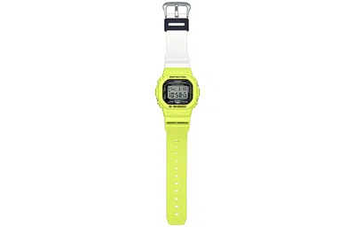 Casio G-shock Square 'green' In Yellow