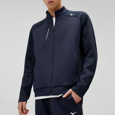 Mizuno Essential Jacket 'navy' In Black