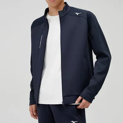 Mizuno Essential Jacket 'navy' In Black