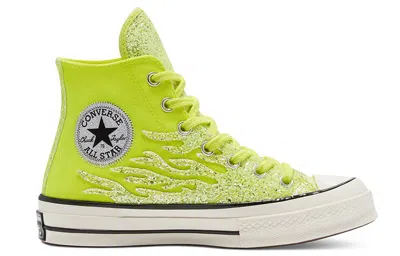 Converse (wmns)  Chuck 70 High 'archival Glitter Flame - Lemon Venom' In Green